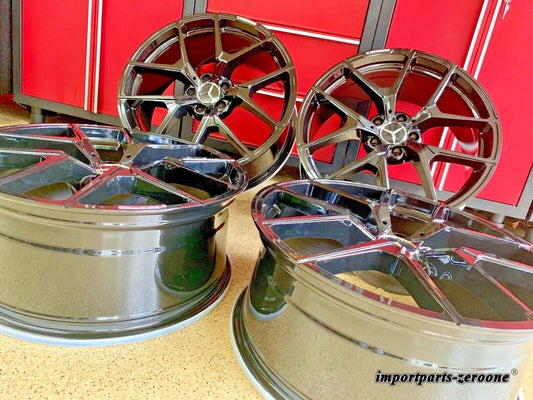 20 インチメルセデスsl63 リムホイール新品set4 20/8.5 20/9.5 SL550 SL450 AMG に適合 EX-1415