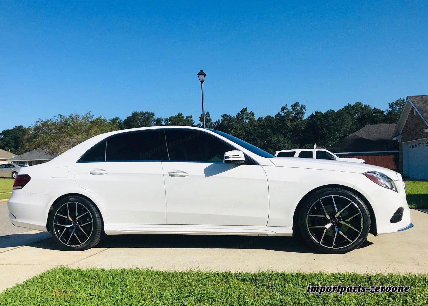 メルセデス C63 18インチホイールリムセット4 新品 18/8.5 18/9.5 C300 E350適合 EX-1416