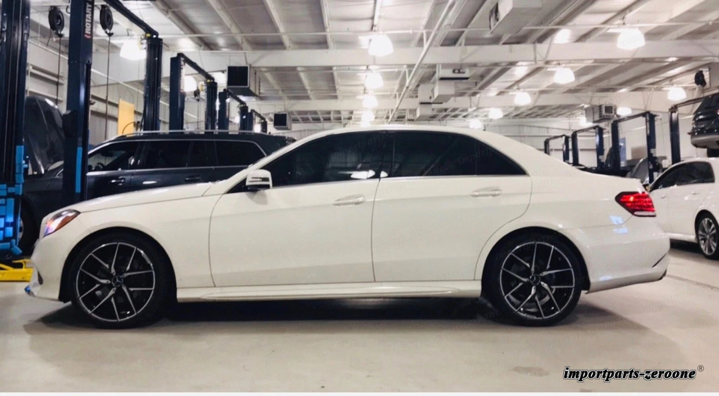 メルセデス C63 18インチホイールリムセット4 新品 18/8.5 18/9.5 C300 E350適合 EX-1416