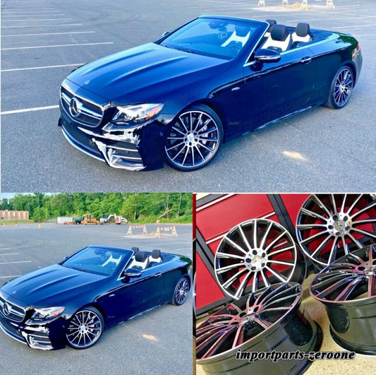 20 インチメルセデスe63 リムホイールセット 4 新品 20/8.5 20/9.5 E350 E550 E300 AMG に適合 EX-1433
