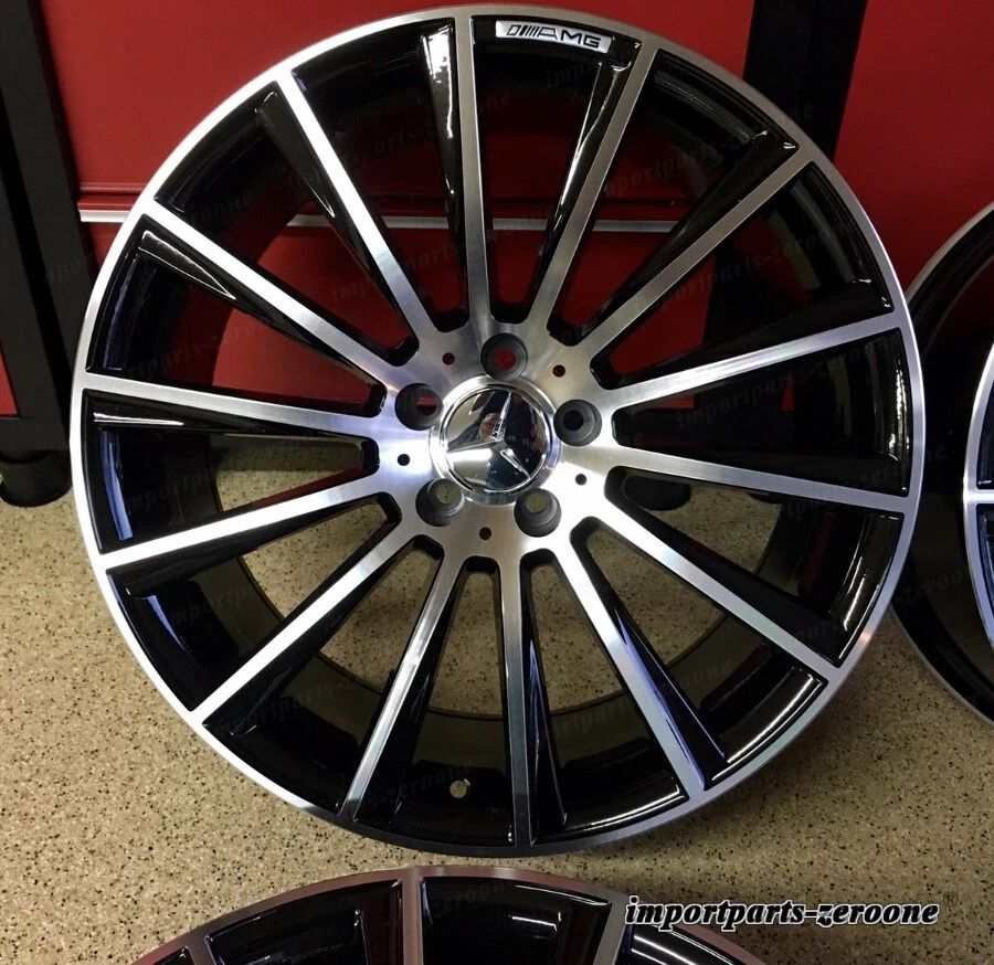 20 インチメルセデスe63 リムホイールセット 4 新品 20/8.5 20/9.5 E350 E550 E300 AMG に適合 EX-1433