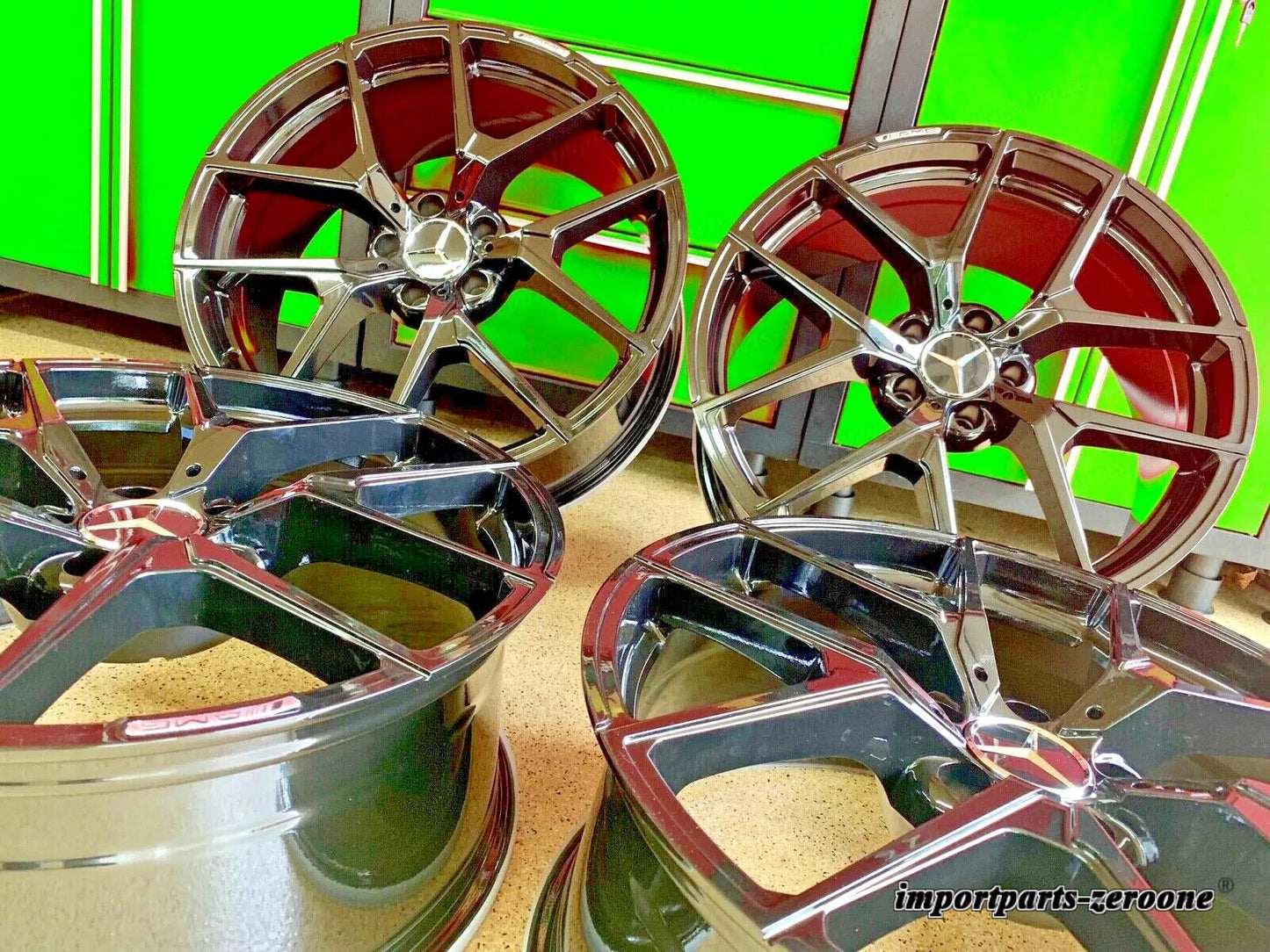 20 インチメルセデスs63 リムホイール新品set4 20/8.5 20/9.5 S550 S450 S AMG に適合 EX-1442