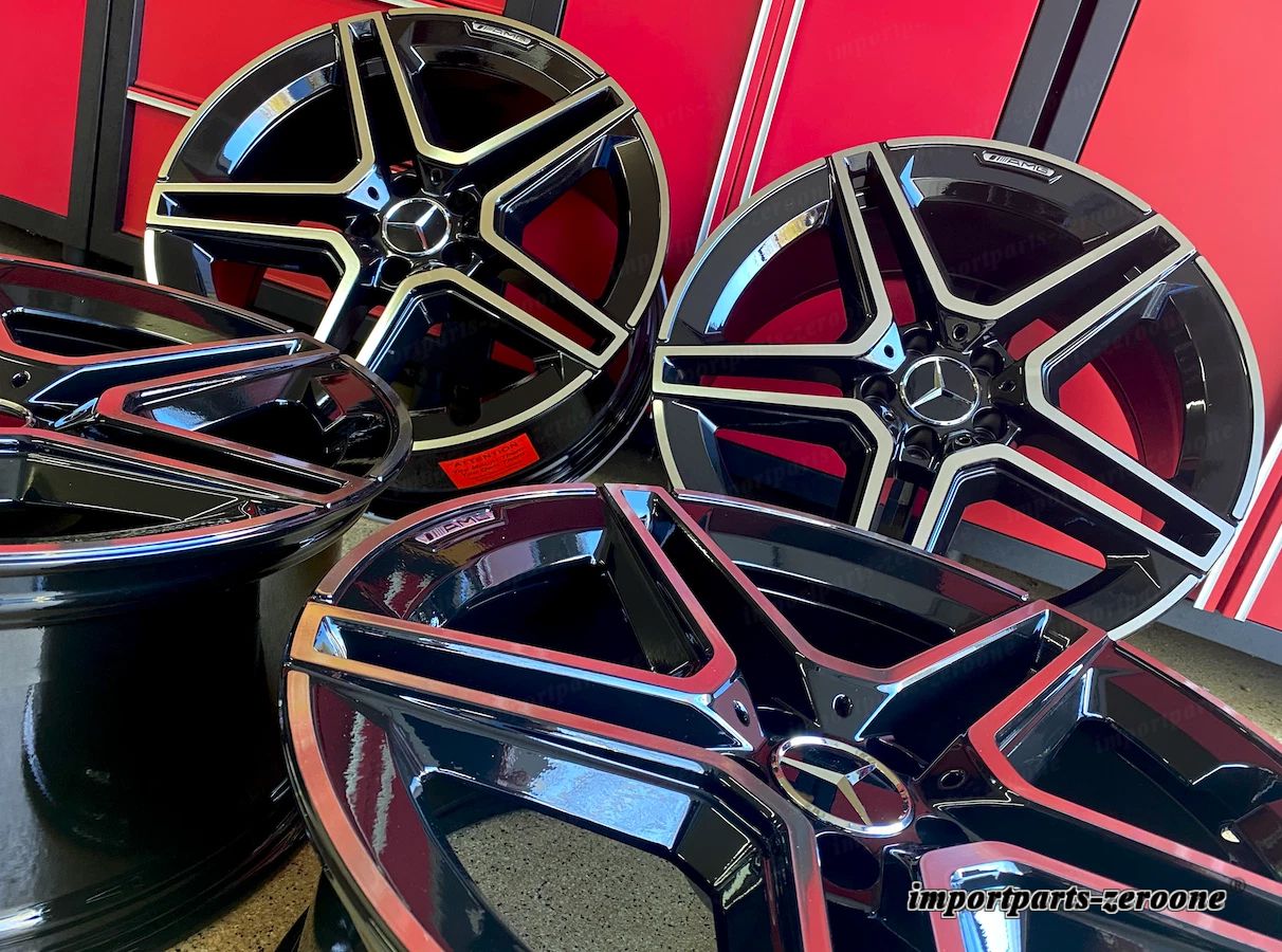 新品2022 メルセデス 20インチ SL63 リムホイールセット4 SL550 SL400 SL 500 SL AMG に適合 EX-1445