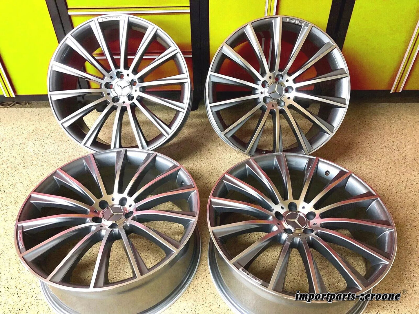 メルセデス 20インチ CLS63 リムホイールセット4 新品エクスクルーシブ CLS550 CLS500 CLS55 AMG EX-1446