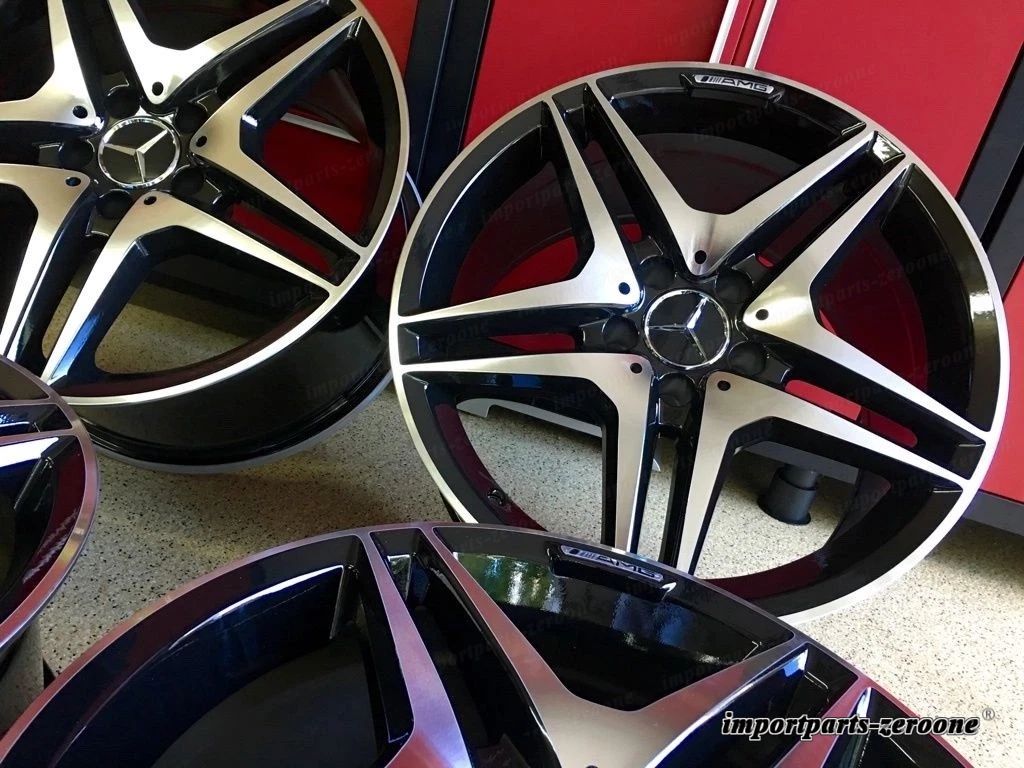 18インチ メルセデス GLA45 ナイト EDT リムホイールセット4 新品 GLA250 GLA AMG に適合 EX-1458