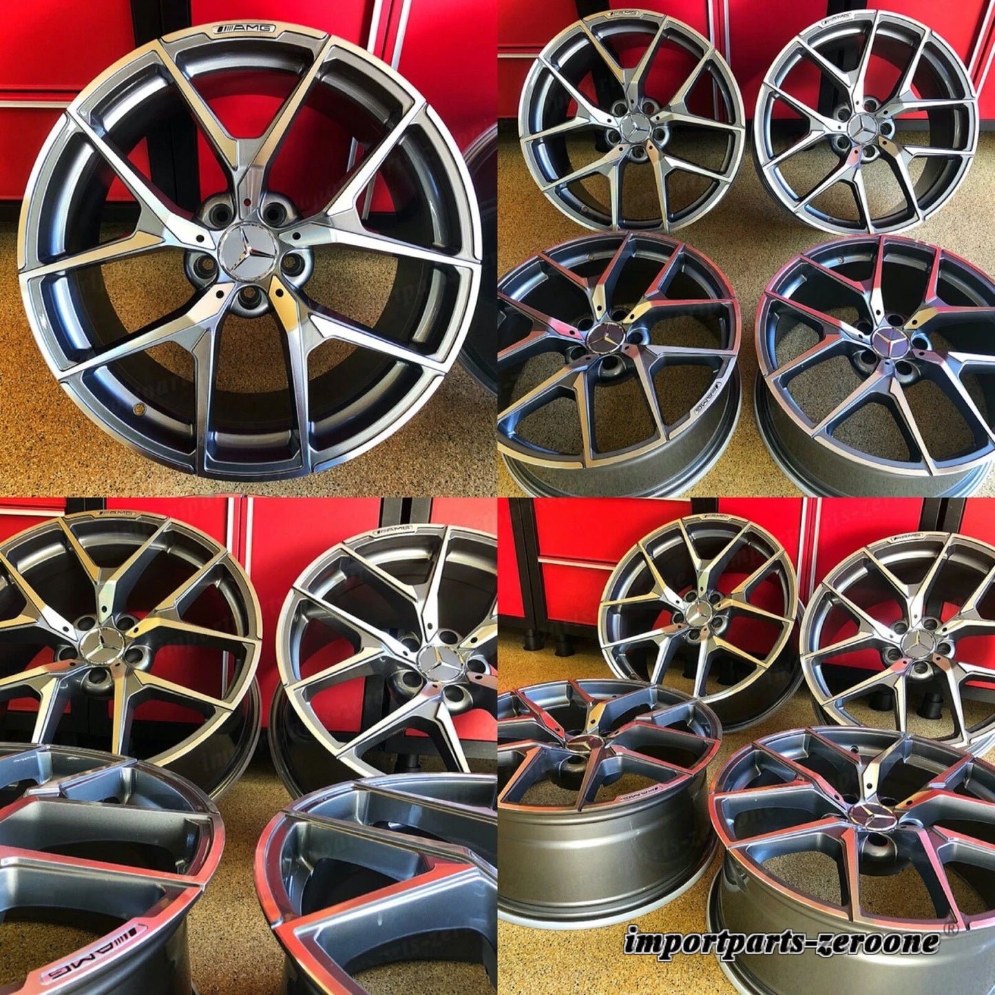 メルセデス 20インチ CLS63 リムセット4 新品 20/8.5 20/9.5 CLS550 CLS500 CLS400 AMG に適合 EX-1459