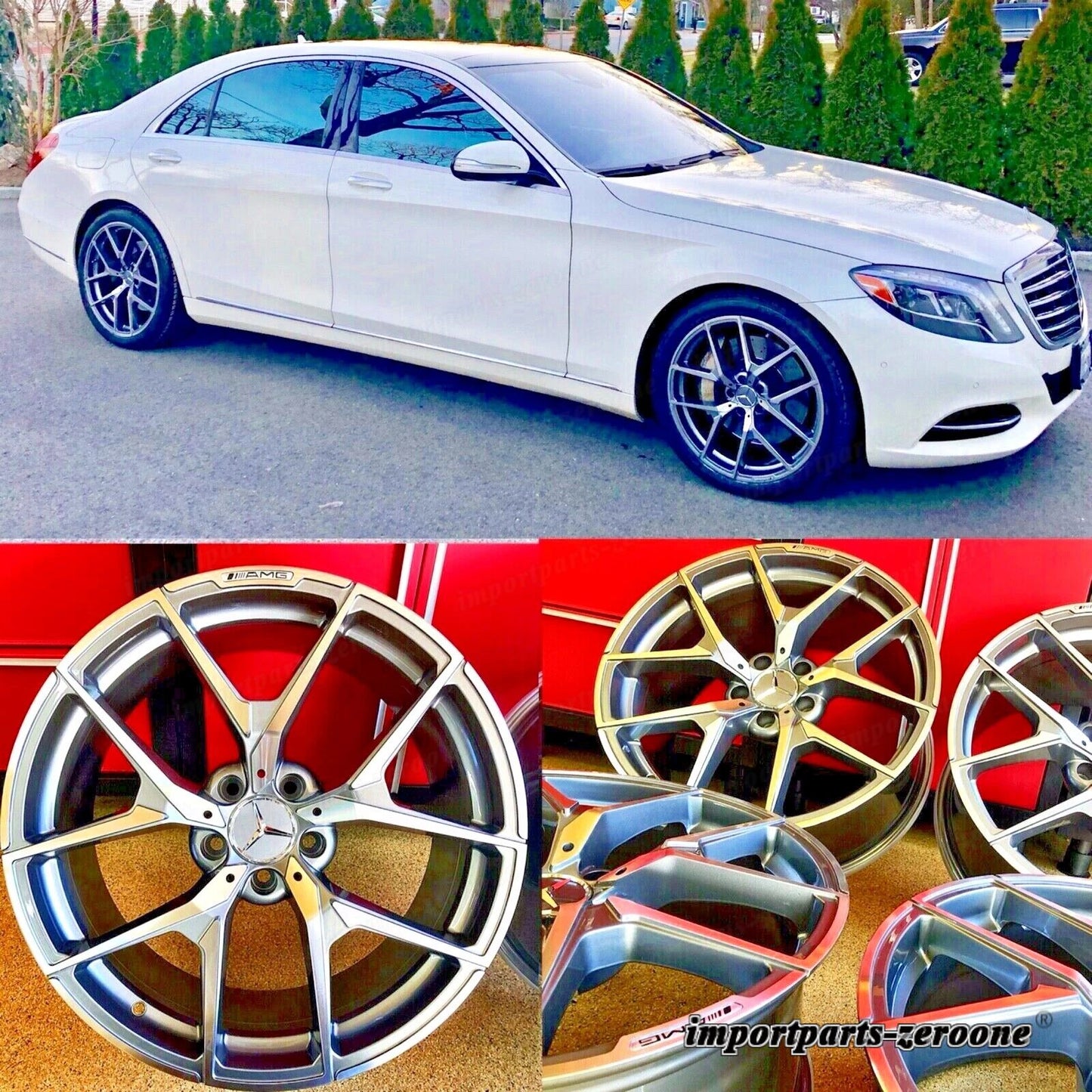 メルセデス 20インチ CLS63 リムセット4 新品 20/8.5 20/9.5 CLS550 CLS500 CLS400 AMG に適合 EX-1459