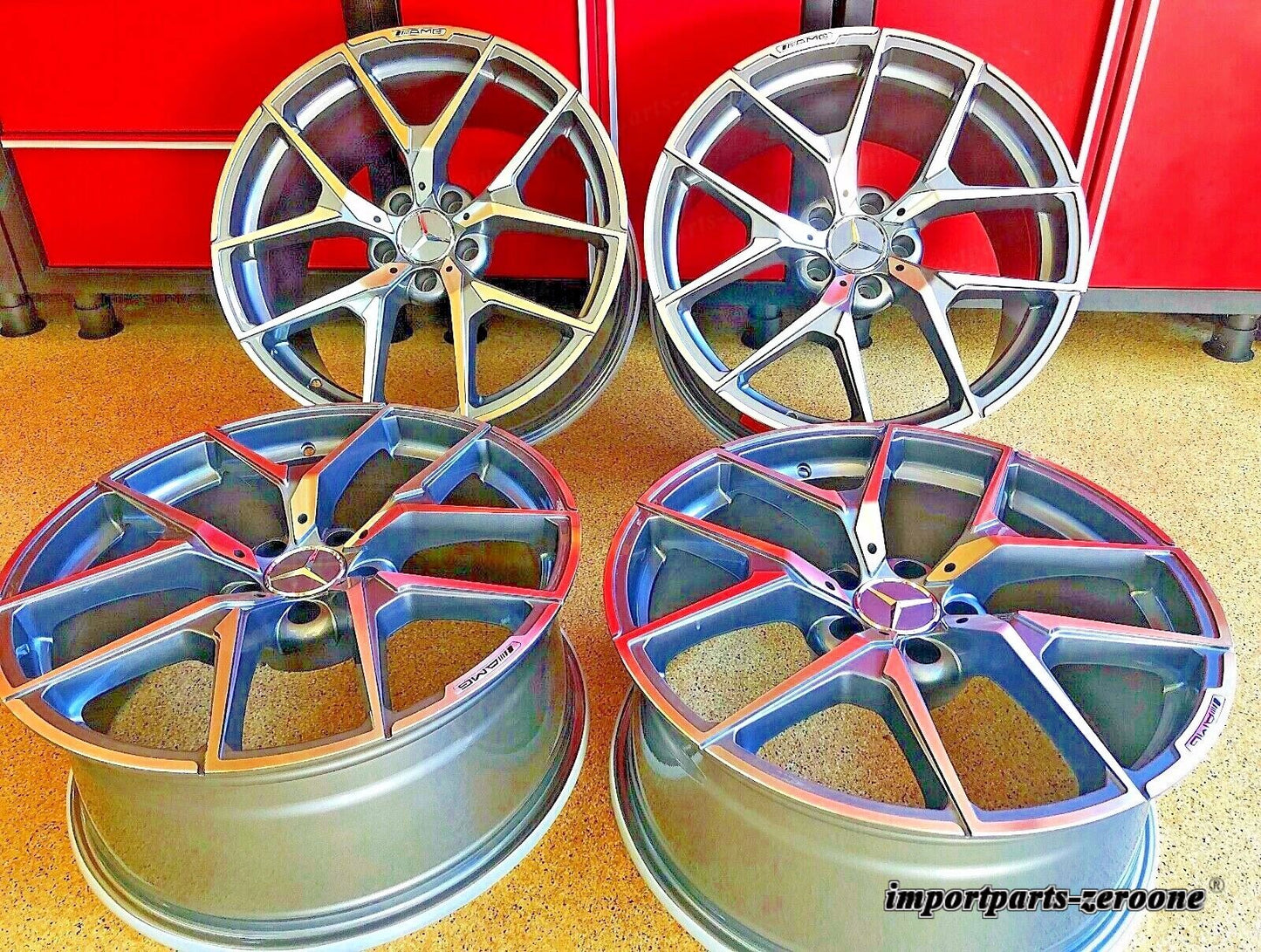 メルセデス 20インチ CLS63 リムセット4 新品 20/8.5 20/9.5 CLS550 CLS500 CLS400 AMG に適合 EX-1459