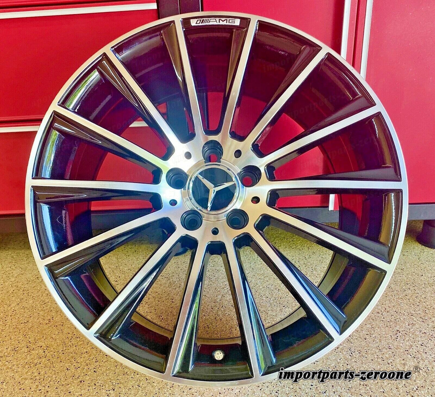 メルセデス SL63 20 インチスタッガーE63 ホイールリムセット4 新品 E350 E550 E300 AMG に適合 EX-1460