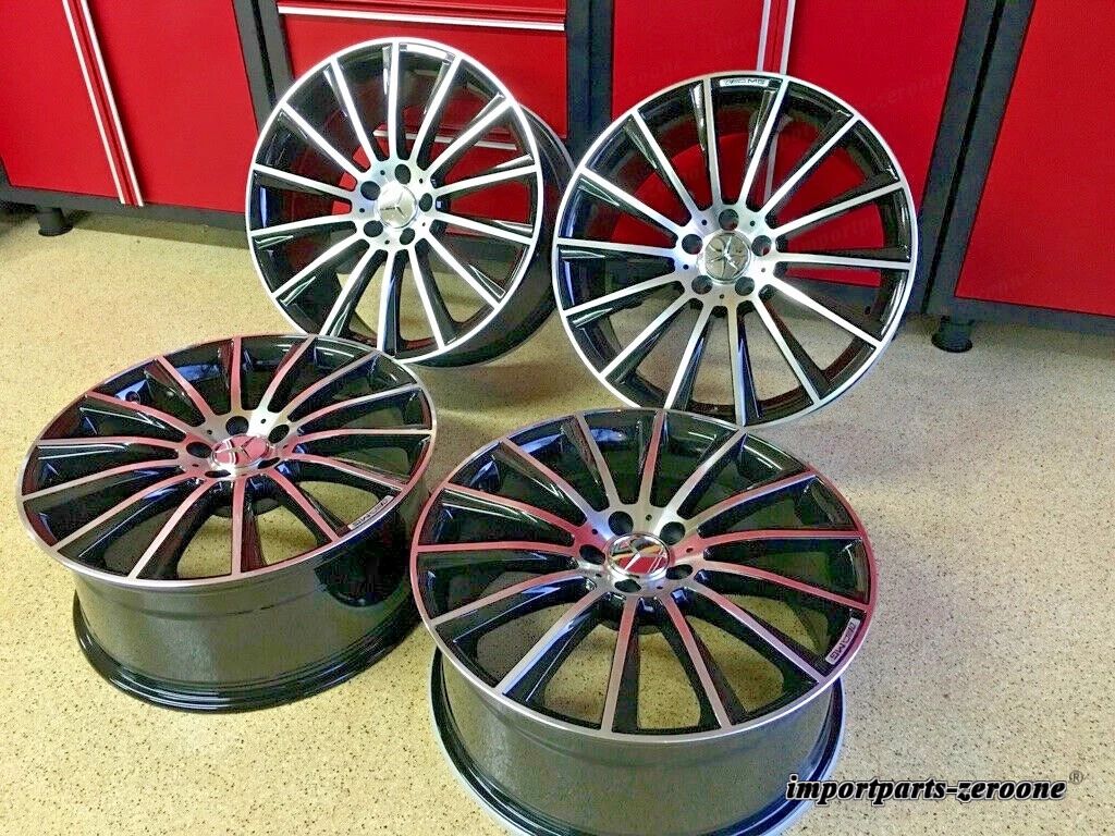 メルセデス 18インチ E63 SET4 ニューリムホイール 18/8.5 18/9.5 E350 E550 E300 E400 AMG EX-1461