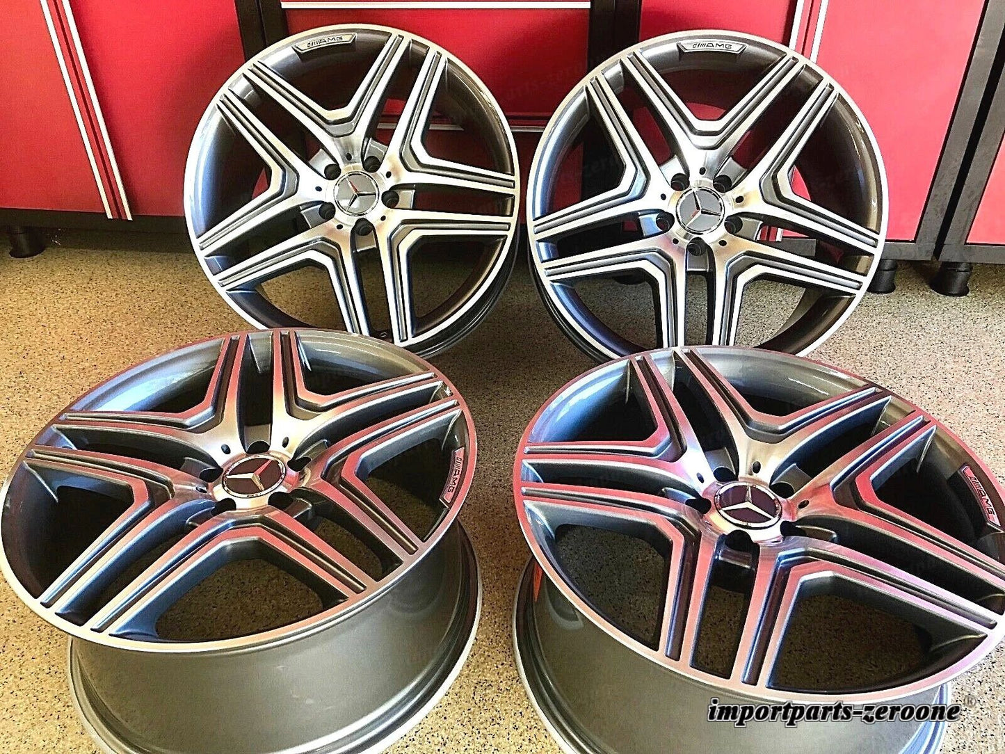 メルセデス 18インチ GLA45 リムホイール 18/8.5 2007-2013 S550 エクスクルーシブフィット AMG EX-1477