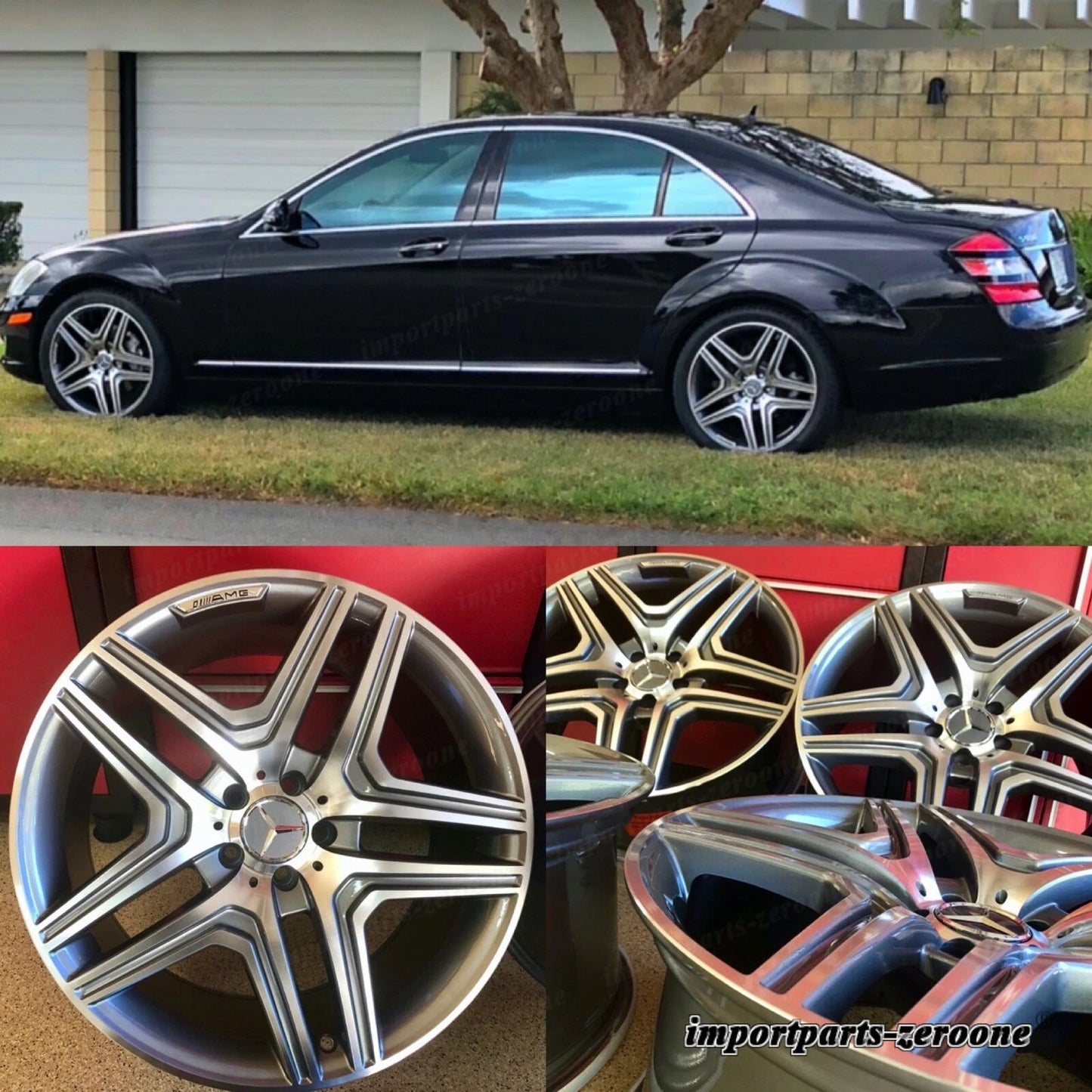 メルセデス 18インチ GLA45 リムホイール 18/8.5 2007-2013 S550 エクスクルーシブフィット AMG EX-1477