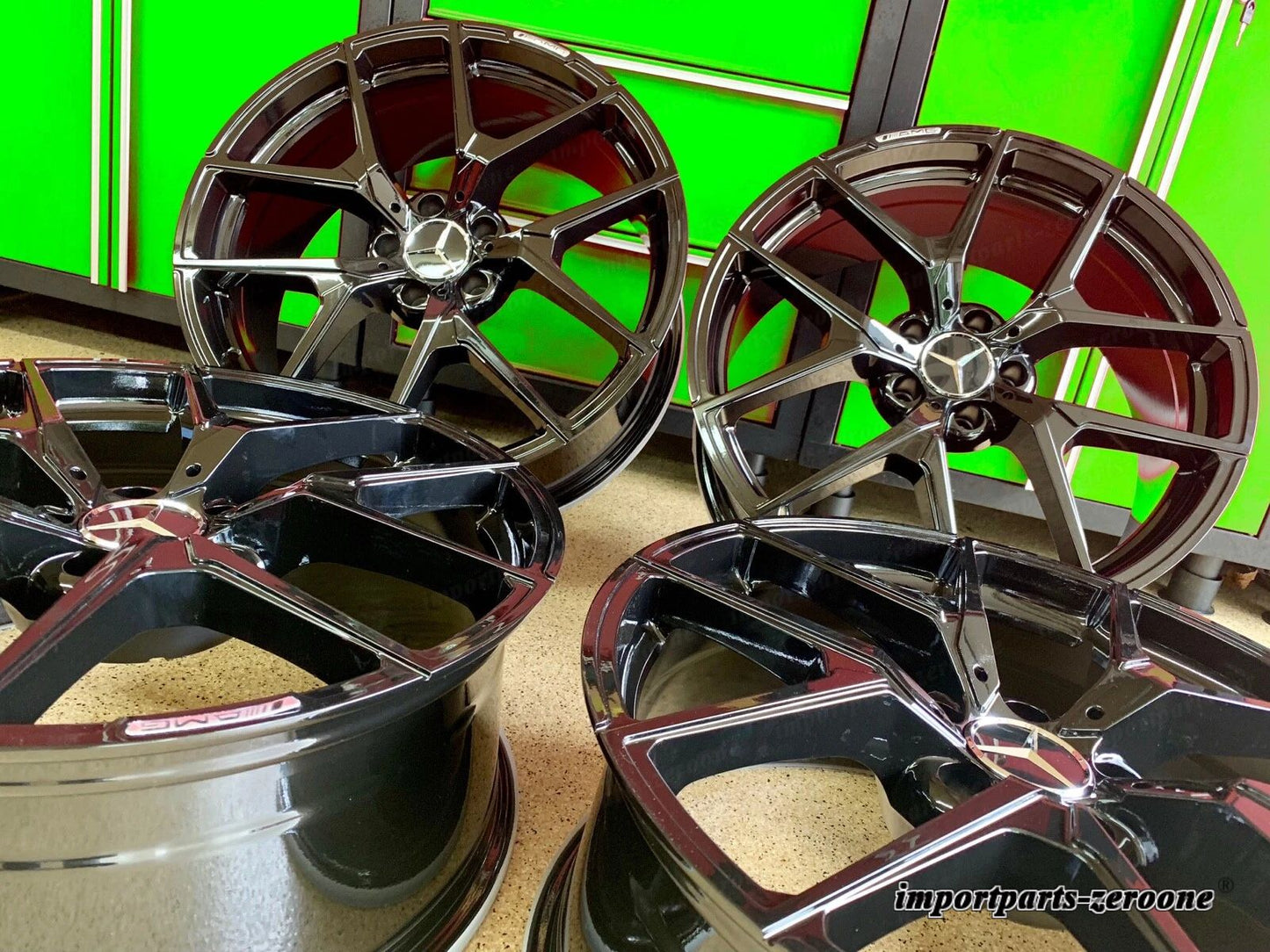 20インチ メルセデス SL63 リムホイール 新品 SET4 20/8.5 20/9.5 SL400 SL550 SL500 AMG EX-1479