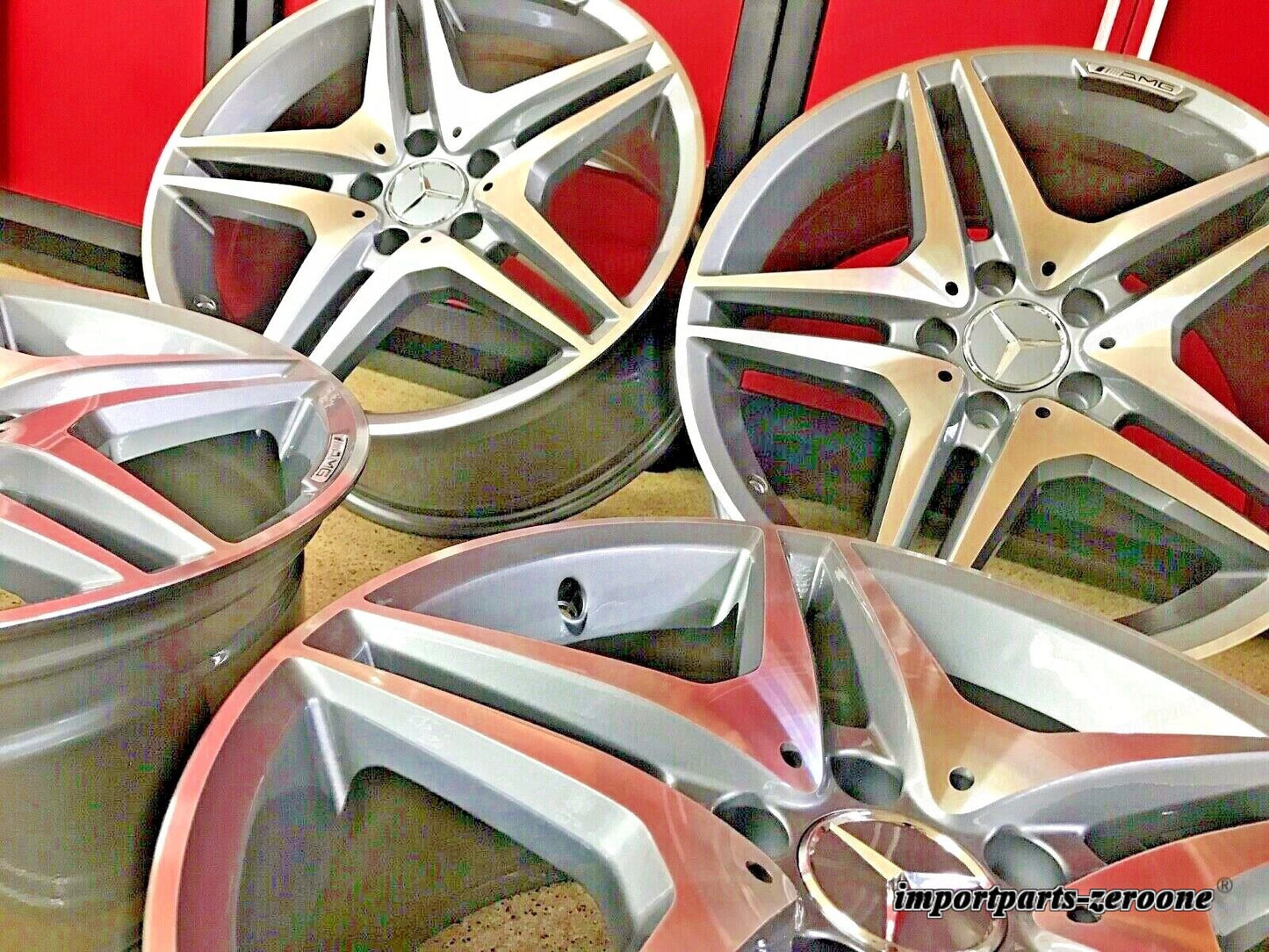 メルセデス 19インチ GLE63 リムホイールセット4 新品 19/8.5 GLE350 GLE550 GLE AMG に適合 EX-1486