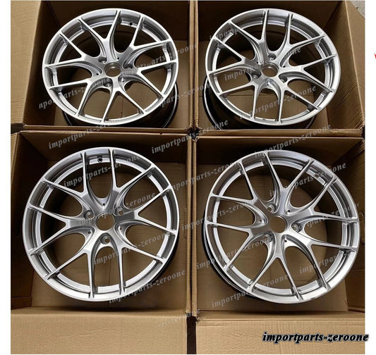 1点限り 17インチ 新品 ハイパー シルバー ホイール スマート フォートゥー 3x112 17x7.5 　鍛造　-BRN-12643★