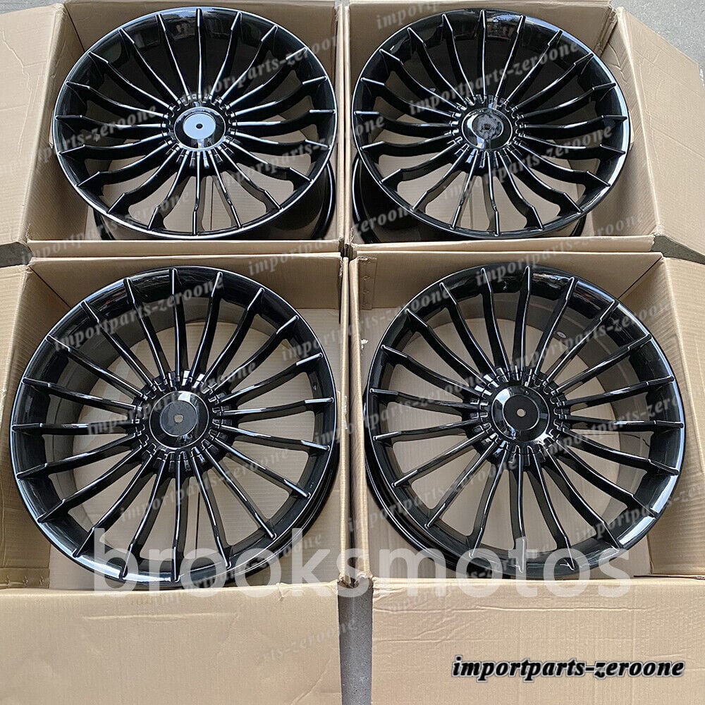 1点限り 20インチ　グロスブラック　ホイール　BMW　７シリーズ　 740 745 750 E38 E65 E66 ４本セット　-BRN-11493　鍛造　★