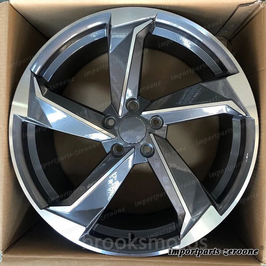 21インチローリングスタイル グレー ホイール  アウディ C7 S7 D4 D5 A8 S8 21x9.5 オフセット 30 適合 LI-1369