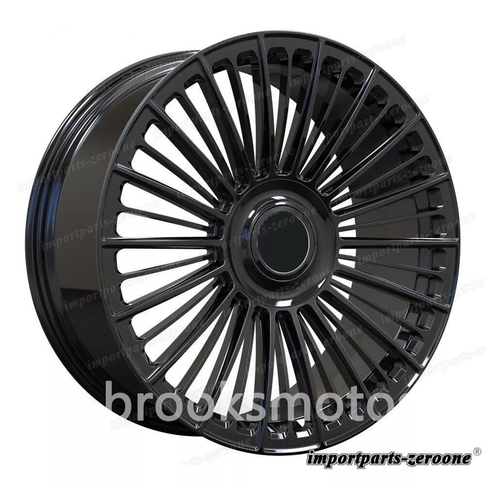 22インチ フォージドグロスブラックホイール メルセデスベンツ W222 W233 S クラス S580 S63 適合 LI-1440
