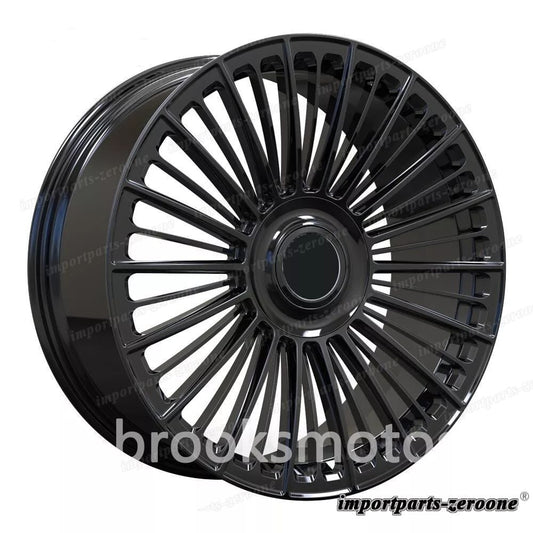 22インチ フォージドグロスブラックホイール メルセデスベンツ W222 W233 S クラス S580 S63 適合 LI-1440
