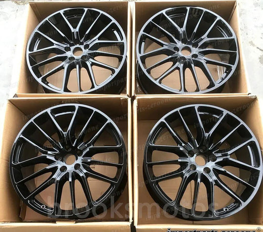 マセラティ レバンテ S 21インチホイール 21x9 21x10.5 グロスブラック 4 本セット LI-1141