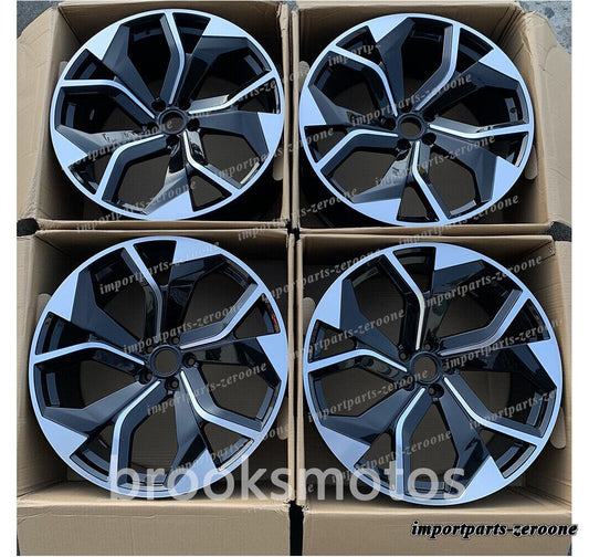 19インチ新品 RS スタイル ホイール  アウディ A5 S5 Q5 A7 S7 19x8.5 オフセット33  4本セット　-BRN-11903