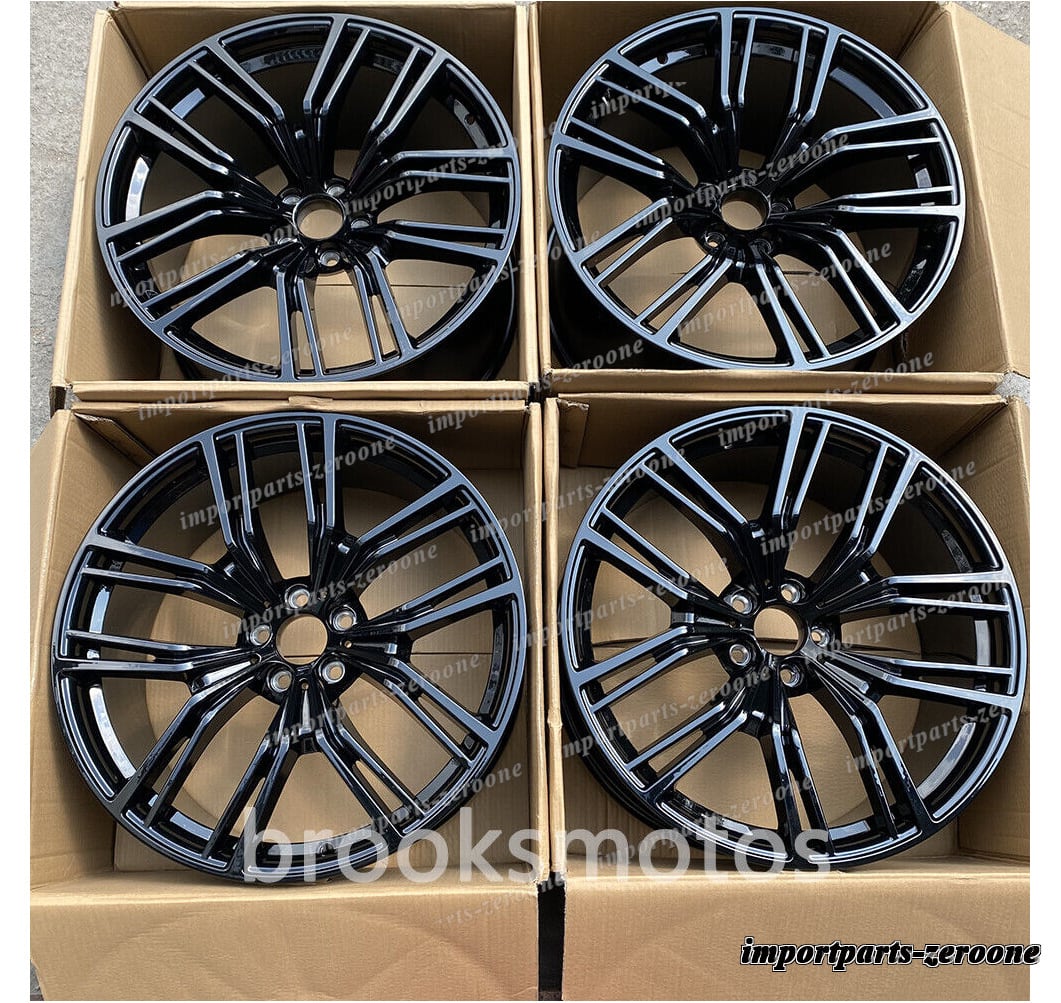 1点限り 20インチ 新品コンケーブブラックスタイルホイール 2019+ BMW G05 X5 2020+ G06 X6 5x112　-BRN-11820　鍛造　★