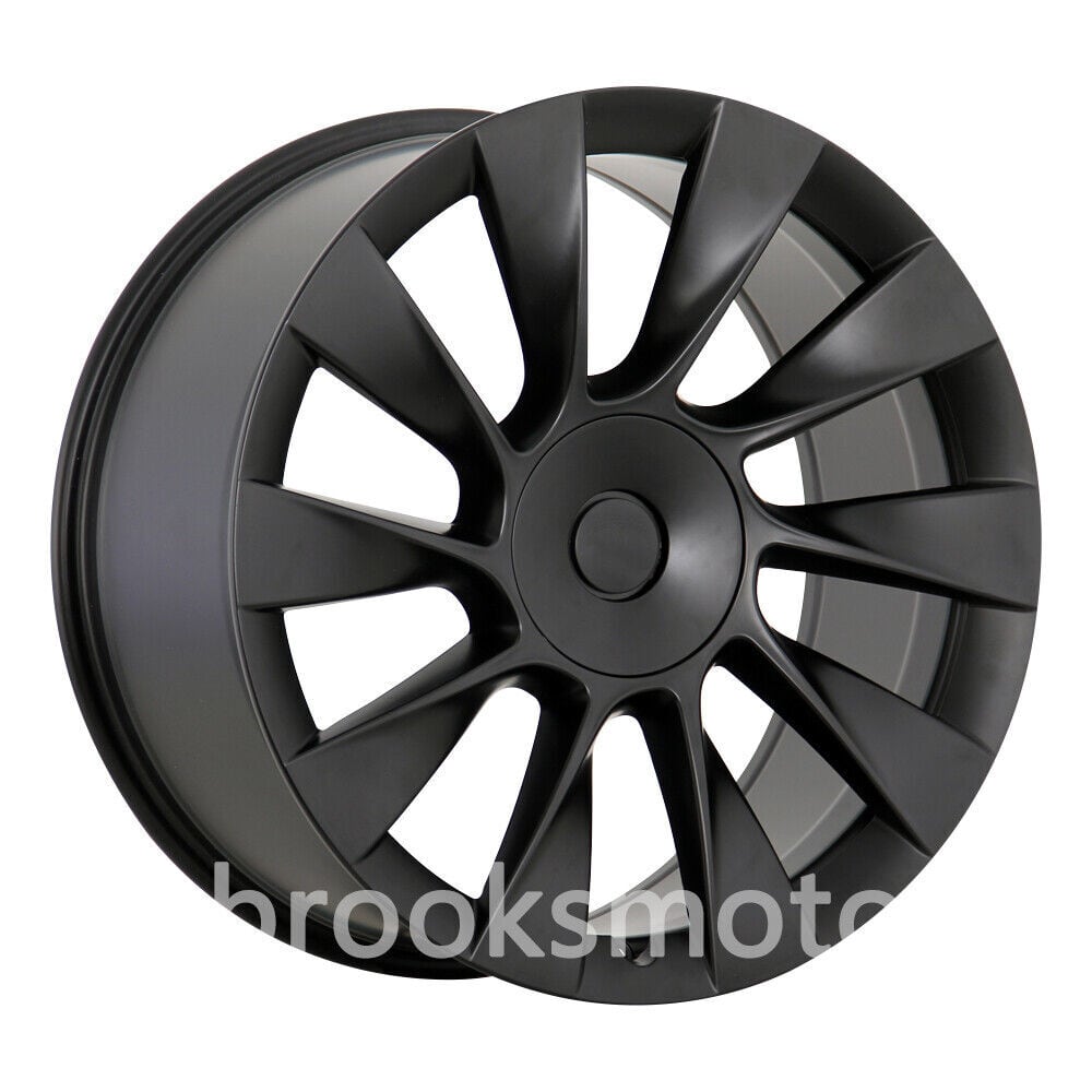 20インチ  NEW スタイル サテンブラック ホイール  テスラモデル Y 20X9.5 セット 4 BRN-1320