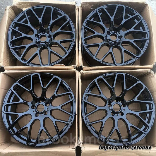 22インチB スタイル グロス ブラック ホイール  メルセデスベンツ W251 R クラス R350 R500 適合 LI-1451