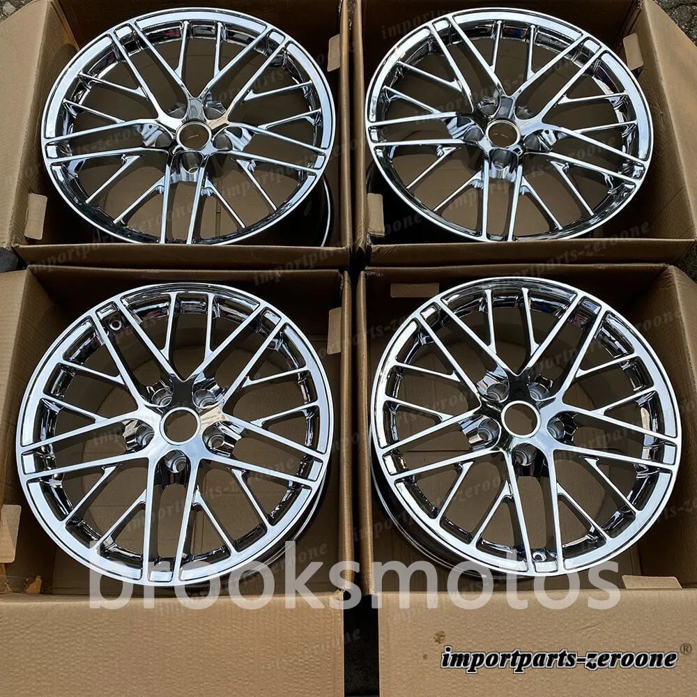 19インチ 20インチクロームホイールシボレーコルベットc 6 z06 zr1 19x10 20x12 LI-1299