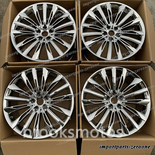 1点限り 20インチ クローム STYLE ホイールセット 2016+ BMW 7 シリーズ 750LI G11 G12 20X8.5 　20X10.0　-BRN-1125-３　鍛造　★