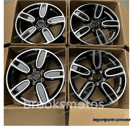 18インチ 5 スポークスタイル ホイール   2010-2016 ミニ　MINI　カントリー R60 18x7.5 5x120  4本セット　-BRN-11849