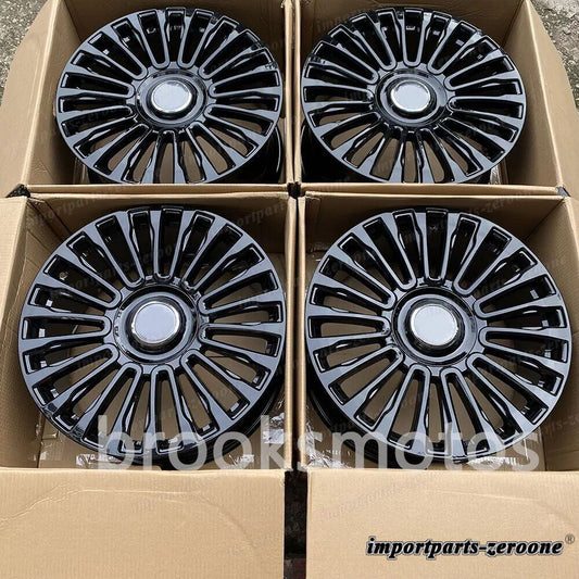 22インチ M スタイル フォージド ブラック ホイール  テスラ モデル X 22x9.5 22x10.5  LI-2008