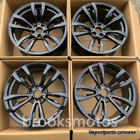 21インチ グロスブラック スタッガースタイル ホイール  BMW X5 E70 F15 X6 E71 F16 469 適合 LI-1379