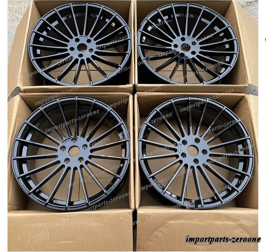 22インチ HM スタイル グロス ブラック ホイール   BMW X5 E70 F15 X6 E71 F16 5x120 4 個セット　-BRN-12200