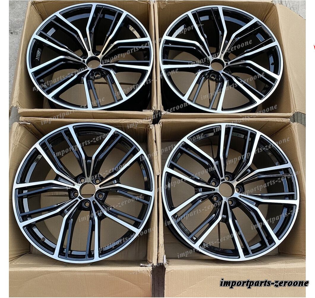 22インチ 新品 コンケーブ スタイル ホイール 2019+ BMW X5 2020+ X6 5x112 701 4 本セット　-BRN-12128ｰ2
