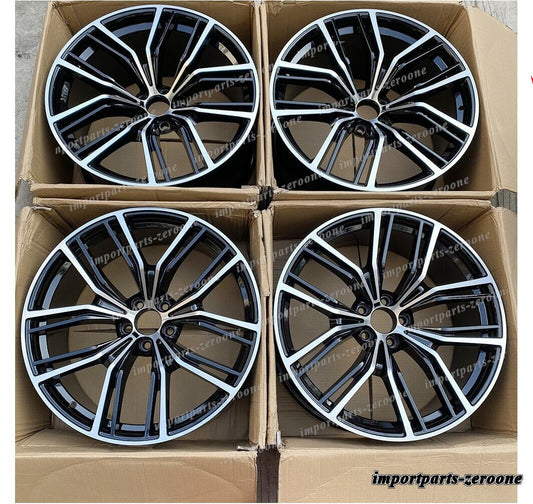 22インチ 新品 コンケーブ スタイル ホイール 2019+ BMW X5 2020+ X6 5x112 701 4 本セット　-BRN-12128ｰ2