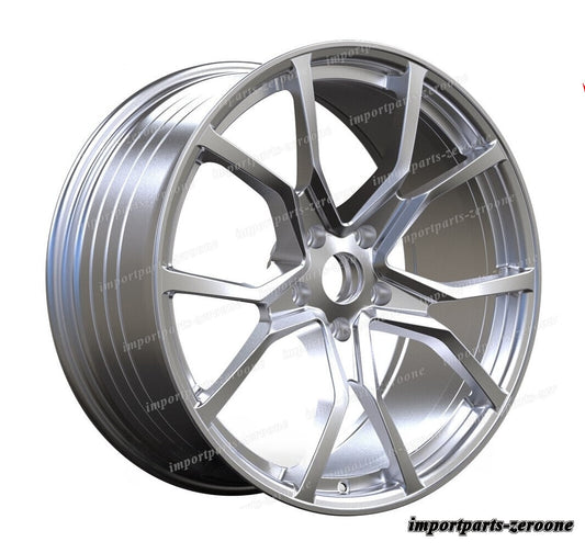 1点限り 20インチ ハイパーシルバースタイルホイール4 20x9 オフセット40 5x120 64.1 セット　-BRN-12366　鍛造　★