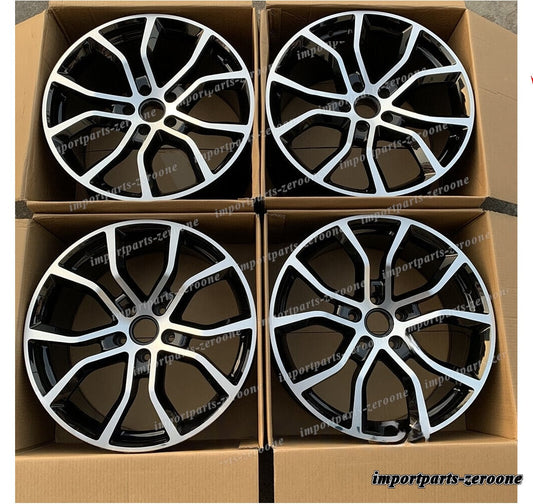 1点限り 2017+ ポルシェ カイエン 21x9.5 および 21x11 21インチ ツイン 5 スポークスタイルホイール　-BRN-12152★