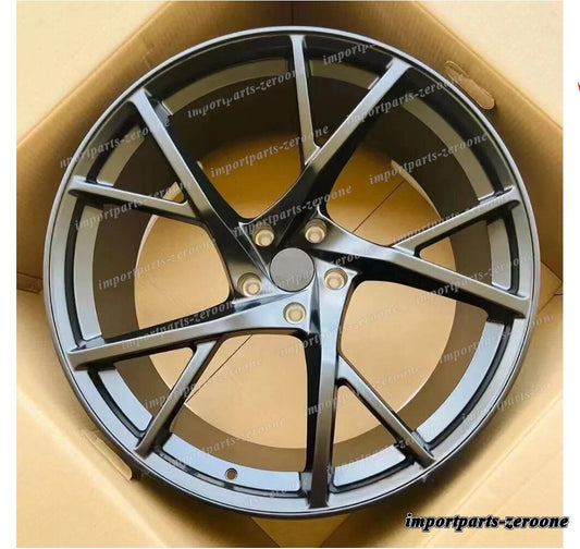 23インチ M スタイル サテンブラック ホイール Lamborghini Urus 23x10 23x11.5 　-BRN-12536