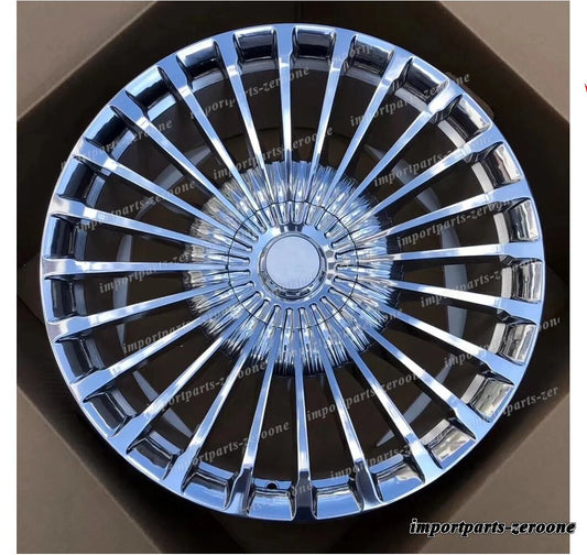 24インチ 新品クロームホイール メルセデスベンツ GLSクラス GLS 600 24x10 24x11.5　-BRN-12423
