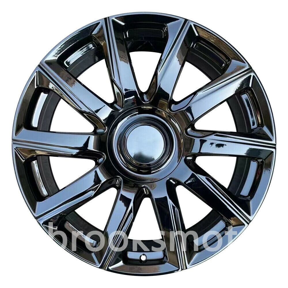 22インチ  マルチスポーク グロス ブラック スタイル ホイール   GMC ユーコン 22X9 ET20 6X139.7 BRN-1473