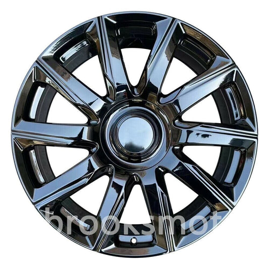 22インチ  マルチスポーク グロス ブラック スタイル ホイール   GMC ユーコン 22X9 ET20 6X139.7 BRN-1473