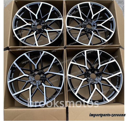 22インチ　 ニュースタイル ブラック ホイール  BMW X5 E70 F15 X6 E71 F16 5x120 795　4本セット　-BRN-11830