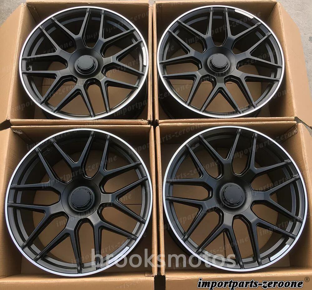 22インチ 新品ホイール メルセデスベンツ W463 G63 G500 G クラス 22x10 ブラック LI-1069