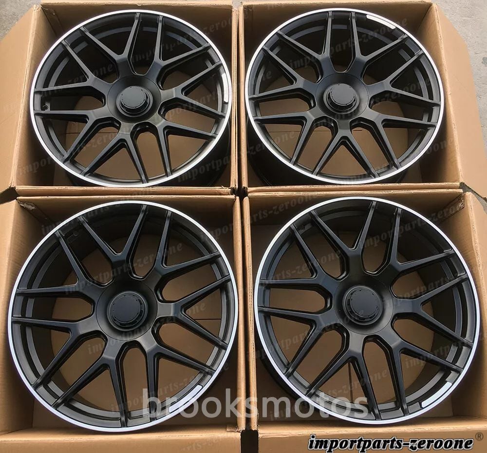 22インチ 新品ホイール メルセデスベンツ W463 G63 G500 G クラス 22x10 ブラック LI-1069