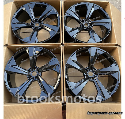 1点限り 21インチ 新品 5 スポークホイール 2016+ アウディ Q7 sq 21x9.5 オフセット 30 　-BRN-12067　鍛造　★