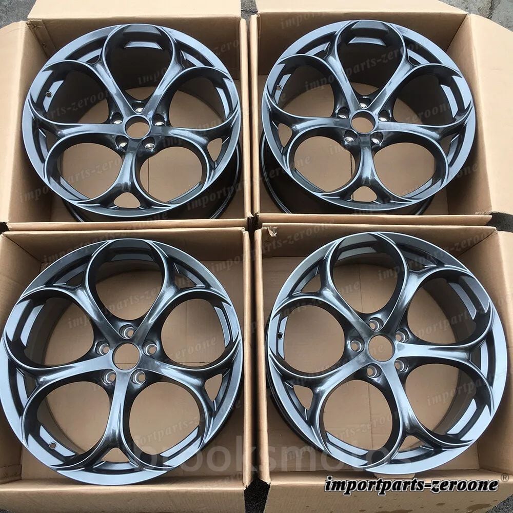 アルファロメオステルビオ 20インチ ドラックガンメタルホイール 20x8.5 5x110  LI-1044