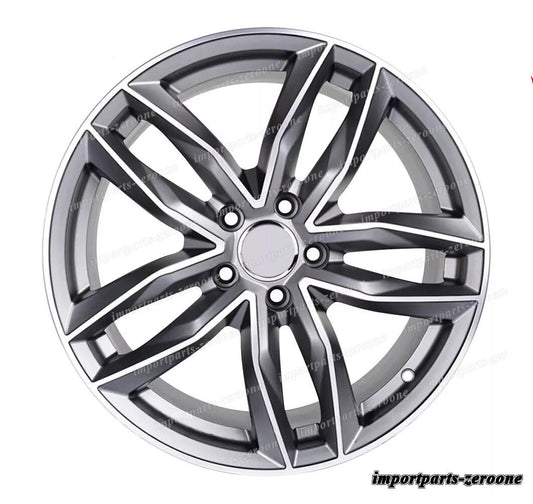 18インチ S ライン グレー ホイール  アウディ A3 A4 A6 A8 S3 S4 S6 S8 18x8 オフセット45　-BRN-12503