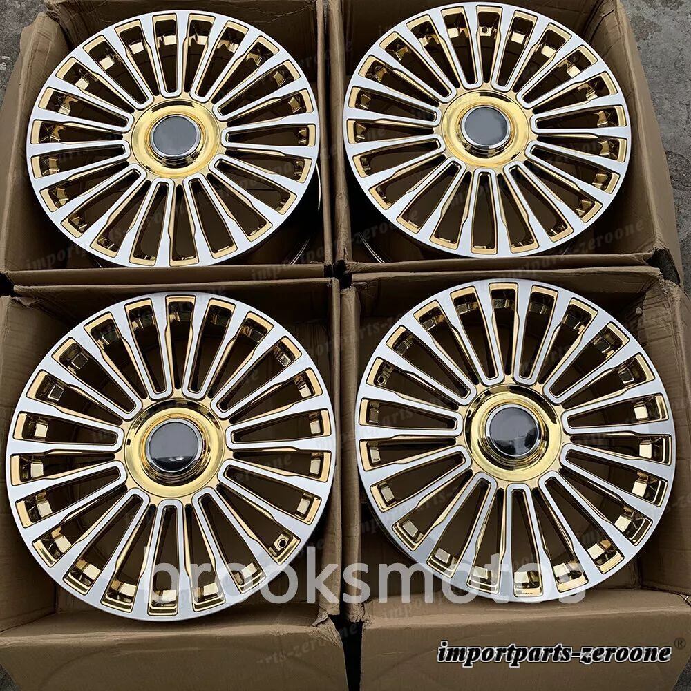 メルセデスベンツ W222 S クラス S600  20インチクロームゴールドmスタイルホイールフィット LI-2336
