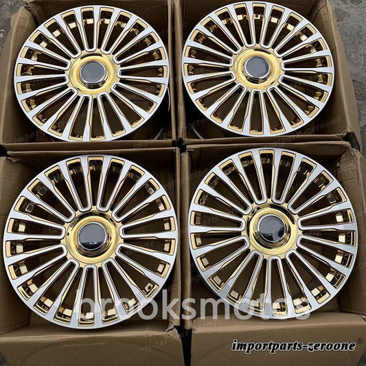 メルセデスベンツ W222 S クラス S600  20インチクロームゴールドmスタイルホイールフィット LI-2336